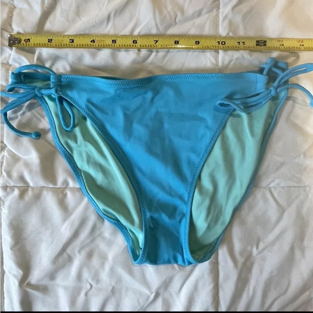 Victoria Secret Blue String Bikini Bottom - size M